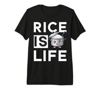 Rice is Life Aliments philippins Asiatique Amour Riz T-Shirt Haut de Gamme