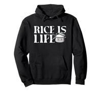 Rice is Life Aliments philippins drôle Pinoy Love Rice Philippines Sweat à Capuche
