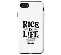Rice is Life Funny Foodie pour Les Amateurs de Nourriture Coque pour iPhone SE (2020) / 7/8
