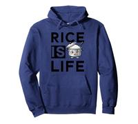 Rice is Life Philippin Food Philippines Asian Love Rice Funny Sweat à Capuche