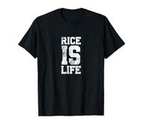 Rice is Life Sarcastique drôle pour Adultes Techniques T-Shirt