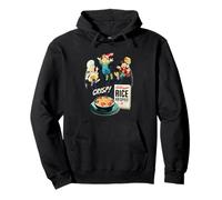 Rice Krispies Céréales pour petit déjeuner Crackle Pop Crisp! Retro Sweat à Capuche