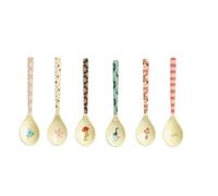 Rice, Lot de 6 cuillères à café en mélamine - Multicolores (MELSP-SAW25XCP)