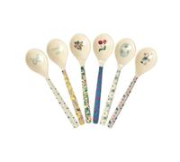 Rice, Lot de 6 cuillères à café en mélamine - Multicolores (MELSP-SCH5XCP)