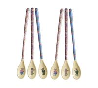 Rice, Lot de 6 Cuillères à latte - Multicolores - Nathalie Lété (MELSP-LNATXC)