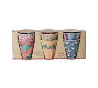 Rice Lot de 6 gobelets pour enfant Motif A New York Minute Print Small