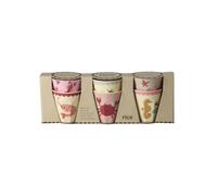 Rice Lot de 6 petits gobelets en mélamine Coral Ocean