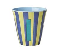 Rice Melmain Gobelet moyen - Lettre I - Gobelet pour enfant - Vaisselle de camping - Tasse en mélamine incassable sans BPA 250 ml