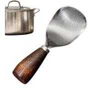 Rice Paddle, Stainless Steel Scoop, Kitchen Spoon, Standing Design with Heat Resistant Ergonomic Handle for Cooking Cookware Cooker Grain Home Apartment Dorm Camping Accessories