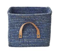 RICE Panier de rangement Rice raffia Bleu