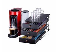 Rice rat Support de capsules Nespresso Vertuo pour capsules Vertuoline (90 dosettes - 3 niveaux)