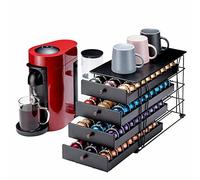 Rice rat Support de dosettes Nespresso Vertuo pour capsules Vertuoline (120 dosettes à 4 niveaux)