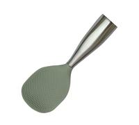Rice Serving Spoon - Standing Silicone Scoopers Utensil, Non Stick Material for Easy Food Release, Upright Countertop Rest and Tidy Storage, Kitchen Item Utensils, Perfect for Meal Prep