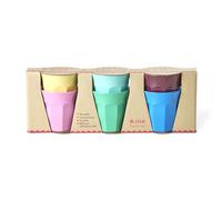 Rice Show You Colors Lot de 6 gobelets en mélamine pour enfant - Gobelets de camping - Vaisselle en mélamine incassables - Sans BPA - 160 ml