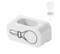 Rice Spoon Holder - Organise Kitchen Utensils Neatly, Magnetic Spatula Display Stand, Compact Practical Rack + Stable Design, Stainless Steel Durable Reliable, For Restaurant & Home Cabinets