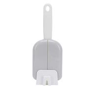 Rice Spoon with Storage Box | Particle Proof PP Scoop Keeps Sanitary & Hygienic | Automatic Open Close Rice Scoop for Kitchen/Countertop/Wall Hanging | Detachable Easy Wash (Gray)