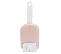 Rice Spoon with Storage Box | Particle Proof PP Scoop Keeps Sanitary & Hygienic | Automatic Open Close Rice Scoop for Kitchen/Countertop/Wall Hanging | Detachable Easy Wash (Pink)