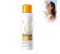 Rice Spray solaire pour l'extérieur, 150 ml, protection solaire hydratante, SPF 50+ et protection UVA/UVB, hydratant, rafraîchissant, protecteur