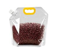 Rice Storage Bag Large Capacity Sealed Grain Container With Handle