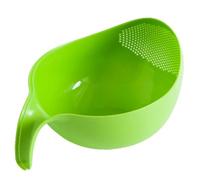Rice Strainer Bowl, Side Filter Drainer, Tilted Base Strainer, Multifunctional Vegetable Basket Dishwasher Safe Strainer Kitchen Rice Strainer Tomato Bean Washer Safety Rice Drainer Carrot Pea Straine