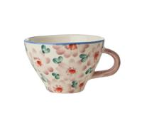 Rice Tasse à thé en céramique, rose, 0,15 l | Fleurs peintes à la main