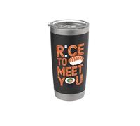 Rice To Meet You - Funny Sushi Gobelet isotherme en acier inoxydable double paroi