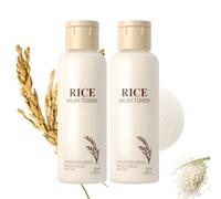 Rice Toner Visage,100ml Glow Riz Toner Au Riz Pour Le Visage Coréen,tonique visages Hydratant À L'extrait De Riz,Pour Peaux Sèches et Sensibles,Eau de Riz,en Niacinamide,Unifie le Teint (2)