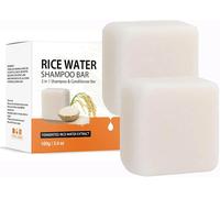 Rice Water Shampoo Bar, 2 In 1 Shampoo And Conditioner Bar, Rice Water For Hair Growth, Natural Rice Water Shampoo Bar For Hair Loss, Dry Damaged Hair, 2 Pack[Z2548]