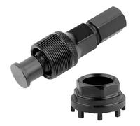 Riceel Kit D'outils de Verrouillage de Vélo, 42 mm Outil de Pédalier de Vélo 8-Dents Lockring Tool, Universelle Extracteur Pédalier pour de Nombreux Types de Vélos