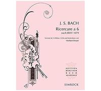 Ricercare A 6 Bwv 1079 / Score + Parties