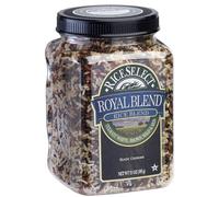 RiceSelect Royal Blend, Texmati White, Brown, Wild, & Red Rice, 21-Ounce Jars (Pack of 4) by Rice Select