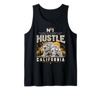 Rich California Diamond Bear Golden Crown Sunset Art Débardeur