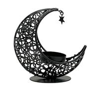 Rich Iron Chandelier Bougie Chauffe-Plat en Fer ajouré du Moyen-Orient et brûleur d'arômes, candélabre élégant Décoration de cheminée(#2)