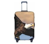 Rich&Rabbit Housse de protection lavable pour valise, motif aigle volant (45,7 à 81,3 cm), blanc, Medium