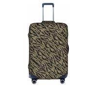 Rich&Rabbit Housse de protection lavable pour valise, motif tigre à rayures camouflage (45,7 à 81,3 cm), blanc, X-Large