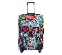 Rich&Rabbit Sugar Skulls Housse de valise lavable 45,7 à 81,3 cm, blanc/jardin opulent, m