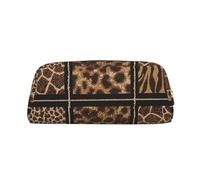 Rich&Rabbit Wild Zoo Sac de rangement portable à fermeture éclair pour maquillage, doré, One Size