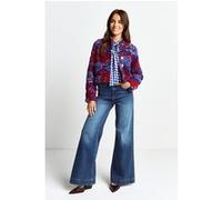 Rich & Royal BouclÉ Jacket Ruby Red Taille: S | Vestes Outlet | Femme | Rouge