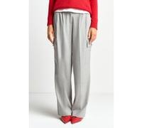 Rich & Royal Cargo Pants With Pleat Pebble Grey Taille: 40 | Pantalons Cargo Outlet | Femme | Gris
