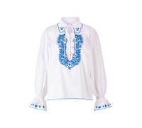 Rich & Royal Chemisier bleu roi / blanc, Taille XL