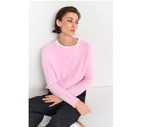 Rich & Royal Cozy Crew Neck Recycled Frozen Rose Taille: S | Pulls en Maille Outlet | Femme | Rose