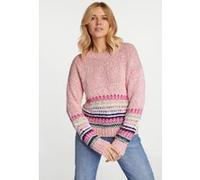 Rich & Royal Crew Neck With Yarn Mix Patch Detail Original Taille: XS | Pulls en Maille Outlet | Femme | Blanche