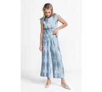 Rich & Royal Crinkle Pants Skyway Blue Taille: 34 | Évasés pantalons Outlet | Femme | Bleu