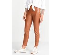 Rich & Royal Fake Leather Leggings Caramel Spice Taille: 34 | Pantalons en cuir Outlet | Femme | Marron