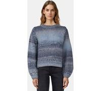 Rich & Royal Fitted Space Dye Pullover Sapphire Blue Taille: XS | Pulls en Maille Outlet | Femme | Bleu