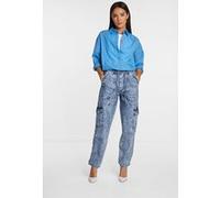 Rich & Royal Jogger Denim Pants Denim Blue Taille: 40 | Pantalons Cargo Outlet | Femme | Bleu