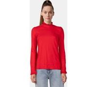 Rich & Royal Organic Slub Frill Longsleeve Poppy Red Taille: S | Manches longues Outlet | Femme | Rouge