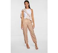 Rich & Royal Parachute Pants Natural Cley Taille: 34 | Pantalons Cargo Outlet | Femme