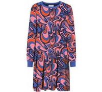 Rich & Royal Printed Dress With Knit Details Ecovero Midnight Blue Taille: 42 | Robes Mini Outlet | Femme | Bleu