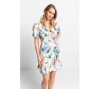 Rich & Royal Printed Midi Dress Sustainable Whisper White Taille: 38 | Robes Mini Outlet | Femme | Blanche